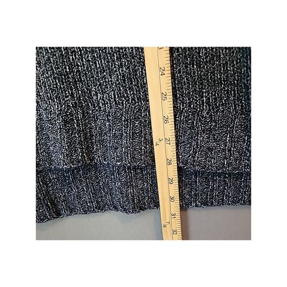 Orvis Chenille V-Neck Pullover Sweater Women’s Large Blue Long Sleeve Tunic - Picture 5 of 7